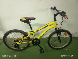 Bicicleta Infantil Megamo Junior 20 Amarilla