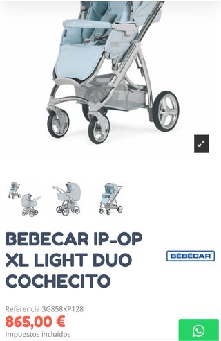 Conjunto Bebecar 3 piezas