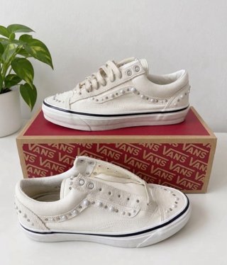 Vans Old Skool Perlas Marshmallow Blanco 44,5