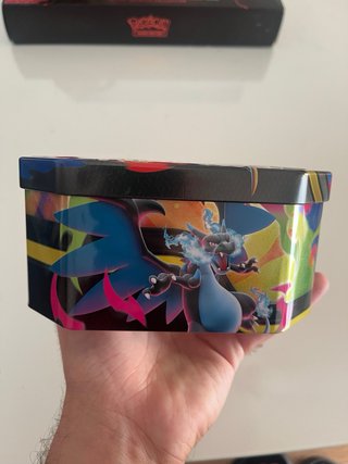 Pokemon TCG Caja vacía Metálica Charizard X