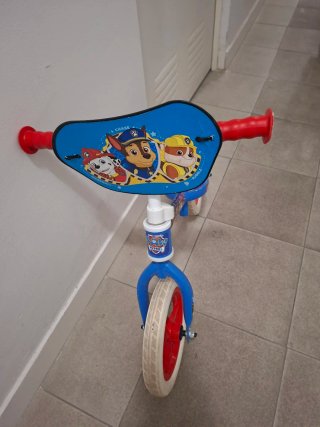 Bicicleta sin pedales Paw Patrol