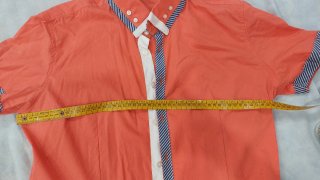 Camicia uomo arancio tg. M