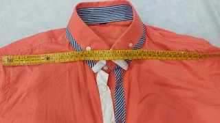 Camicia uomo arancio tg. M