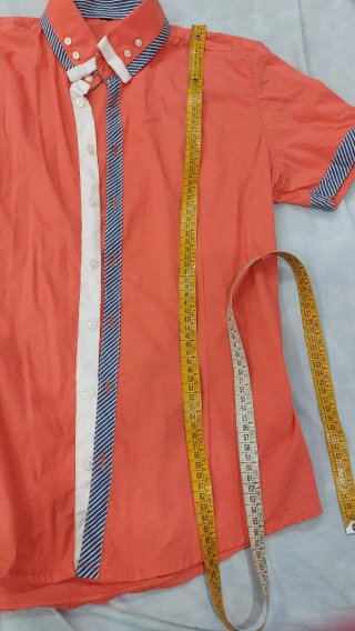 Camicia uomo arancio tg. M