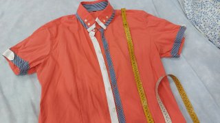 Camicia uomo arancio tg. M