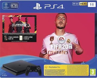 PS4 Slim 1TB Negra + FIFA 20