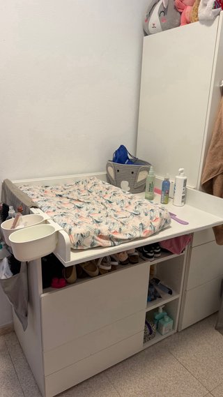 Cambiador IKEA SMÅSTAD blanco