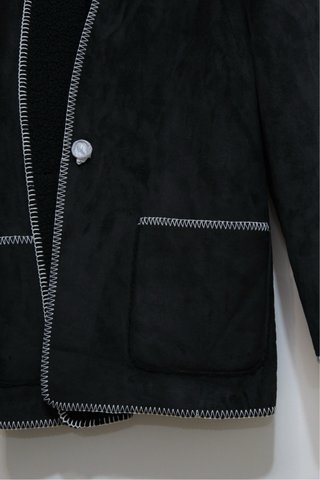Chaqueta Vero Moda negra L efecto ante nueva