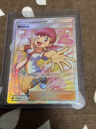 Carta Pokémon Entrenador Blanca Partidario 214/214