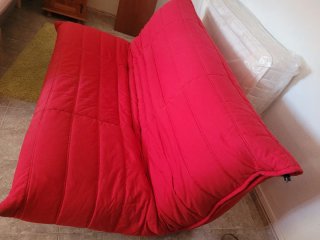 Sofá Cama Togo Ligne Roset Rojo