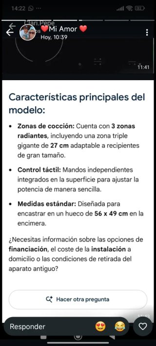 Placa Inducción Corberó 3 Zonas Nueva