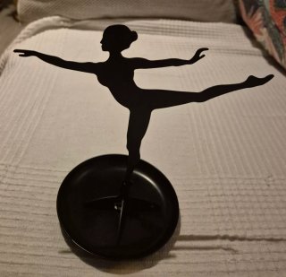 Organizador de joyas / Sujeta bisutería bailarina