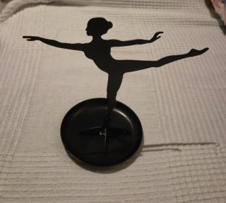 Organizador de joyas / Sujeta bisutería bailarina
