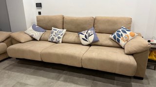 Sofá 3+2 plazas tela beige