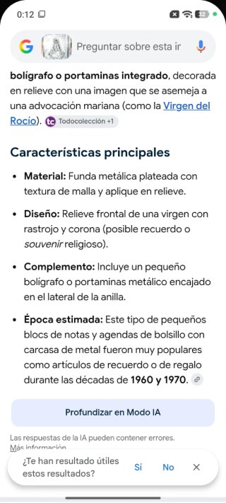 Agenda antigua de colección con bolígrafo
