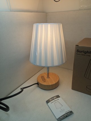Abat-Jour touch tessuro plissettato dimmer vintage