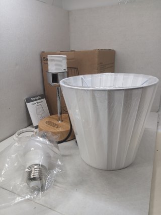 Abat-Jour touch tessuro plissettato dimmer vintage