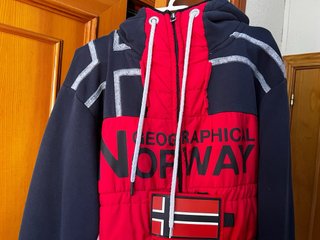 Chaqueta Geographical Norway Roja y Azul