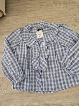 Blusa Sfera cuadros talla S sin estrenar