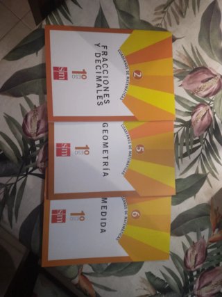 Cuadernos de Matemáticas 2,5,6 para 1ro ESO