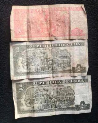 Peso cubano 1 peso