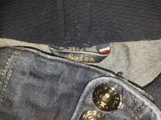 Pantalón Salsa Push Up Mujer Azul