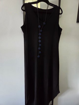 Collar largo maxi Deep Blue Bezoar Concept