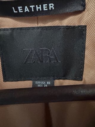 Blazer Zara Ante Marrón Talla XS