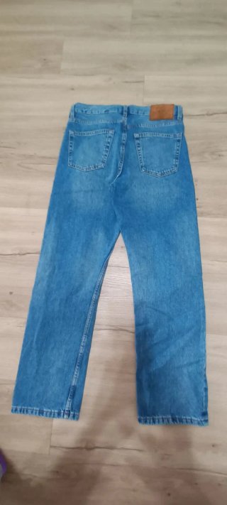 Pantalones Vaqueros Hombre Talla 38 Azules y Gris