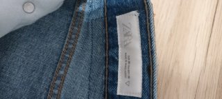 Pantalones Vaqueros Hombre Talla 38 Azules y Gris