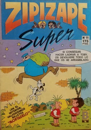 LOTE 5 TEBEOS ZIPI ZAPE SUPER.TOBY.