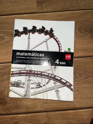 libro de matemáticas 4°ESO