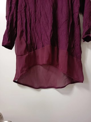 Blusa granate. Talla S.