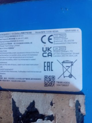 Batería Patinete Eléctrico 48V