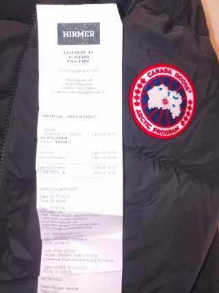 Plumas Canada Goose Lawrence - Original a estrenar