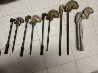 Juego 5 dobladoras de tubos