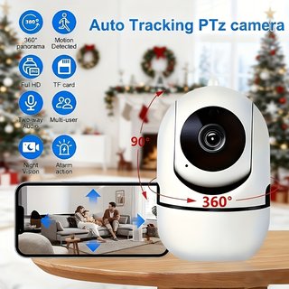 2 Cámaras Seguridad WiFi 360° HD 2.4GHz