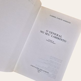 O GENERAL NO SEU LABIRINTO