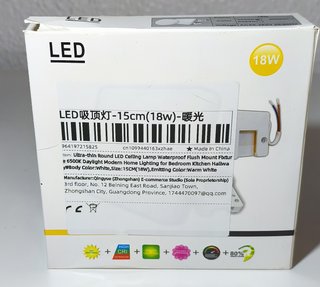 Plafón LED redondo 18W UFO