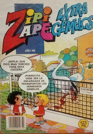 LOTE 5 TEBEOS ZIPI ZAPE EXTRA.LA JUNGLA.