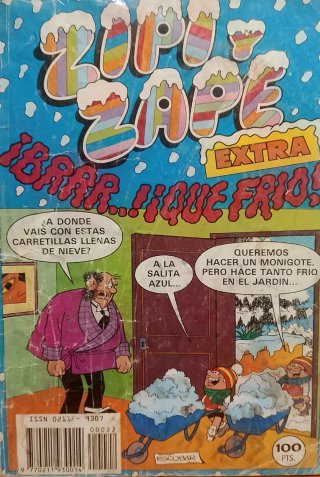 LOTE 5 TEBEOS ZIPI ZAPE EXTRA.LA JUNGLA.