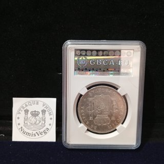 Moneda plata 5 Pesetas 1898 Alfonso XIII
