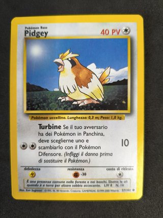 Carte Pokemon Set Base ITA