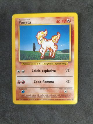 Carte Pokemon Set Base ITA