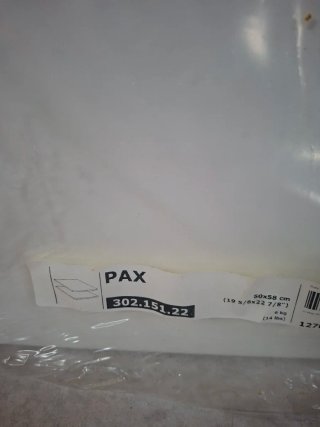 Balda Blanca armario IKEA PAX 50x60cm