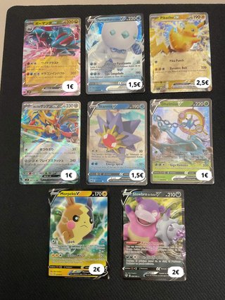 Cartas Pokémon EX/IR/SIR Español, Inglés, Japonés