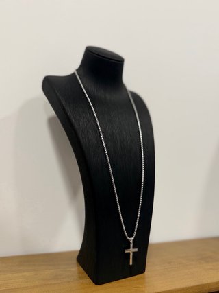 Collar Cruz Plata 925