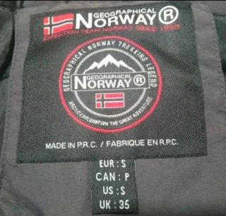 Cazadora de hombre de Geographical Norway