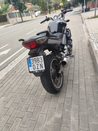 Honda CBF 600 N Negra/Plata