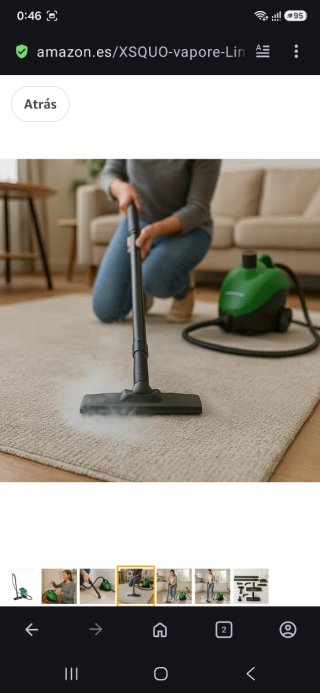 Limpiadora de vapor PowerVapore sin uso